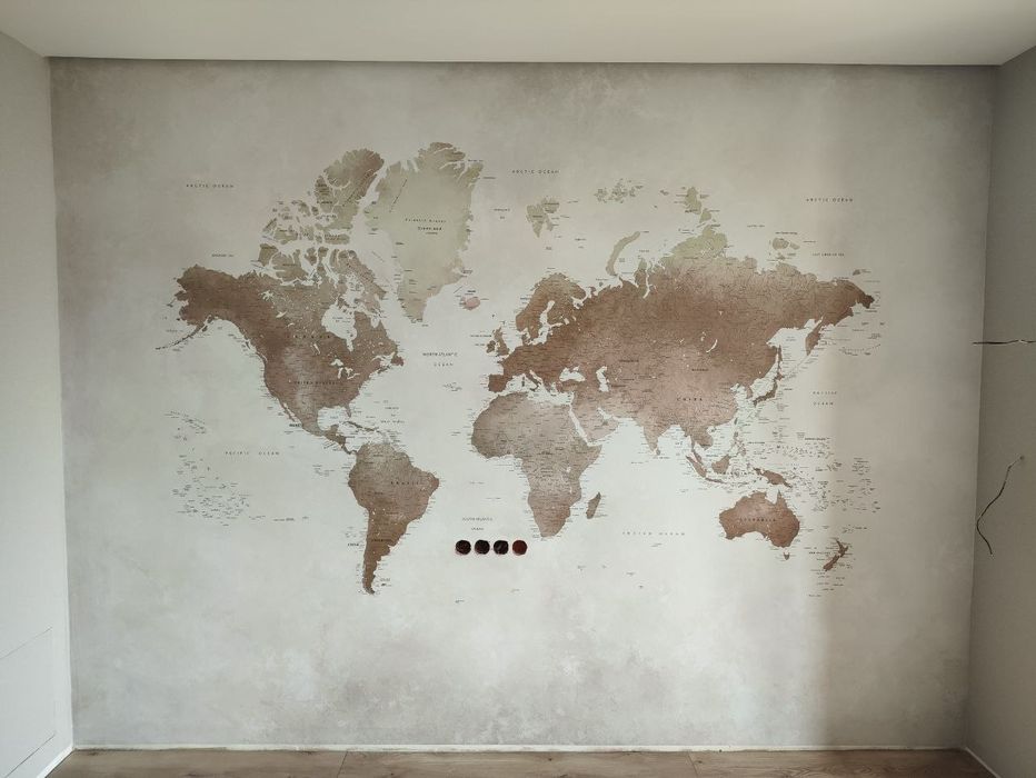 Поклейка шпалер обоев обоїв, покраска від майстрів