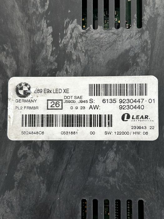 Moduł świateł FRM FRM3R BMW E89 E9x LED XENON