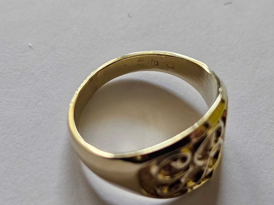 sygnet złoty 14k 585 r25 *9,42g*  NOWY