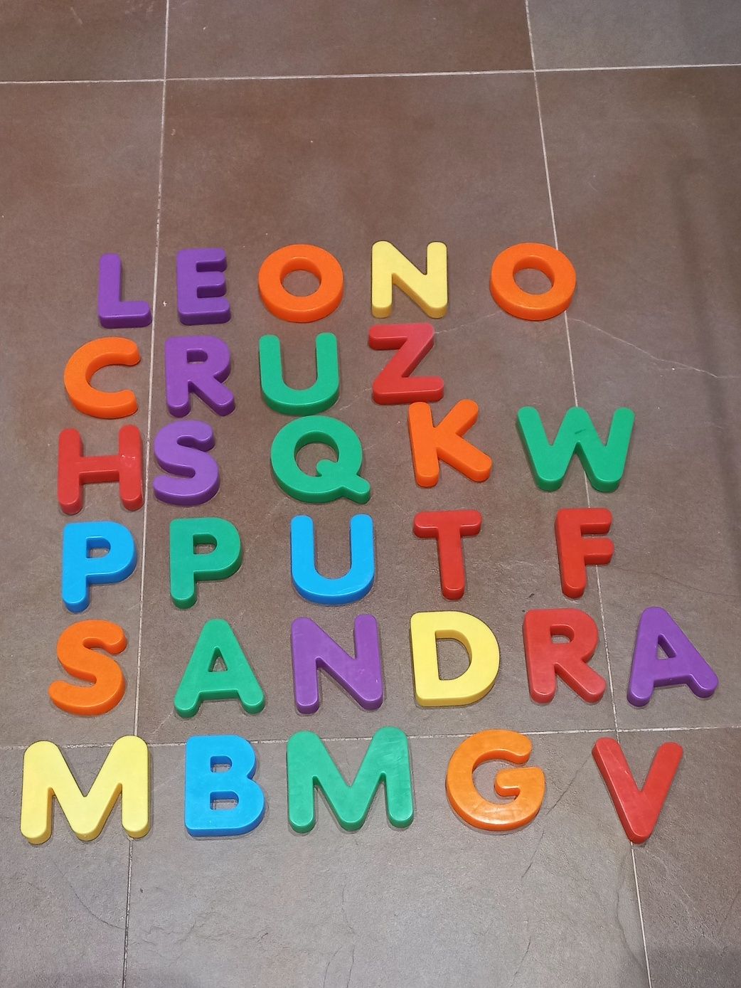 Abecedarios letras com íman