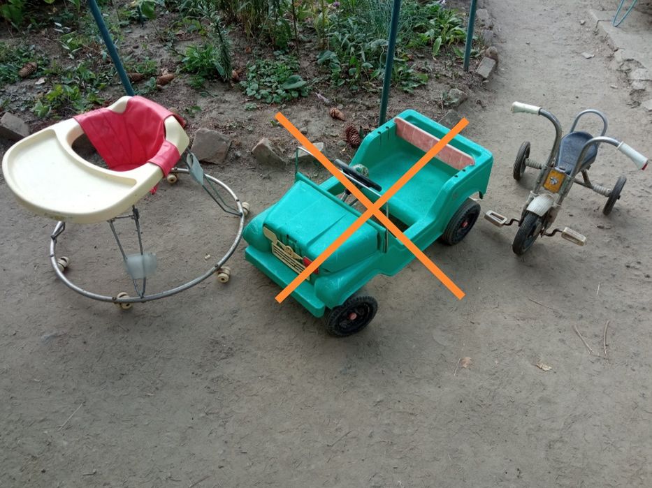 Детские большие игрушки, транспорт для езды.