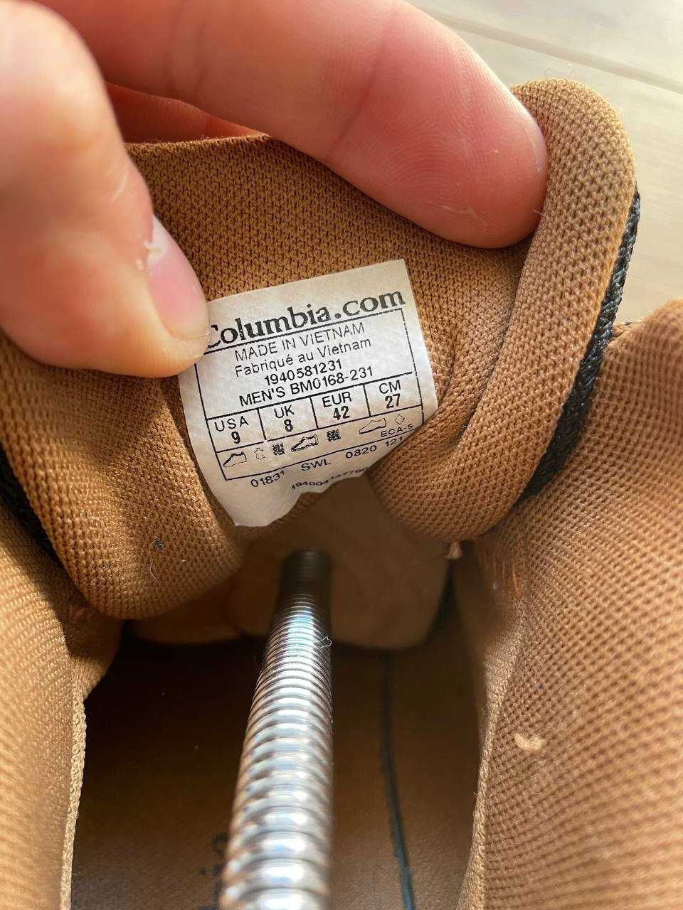 Чоловічі трекінгові тактичні черевики фірми columbia waterproof