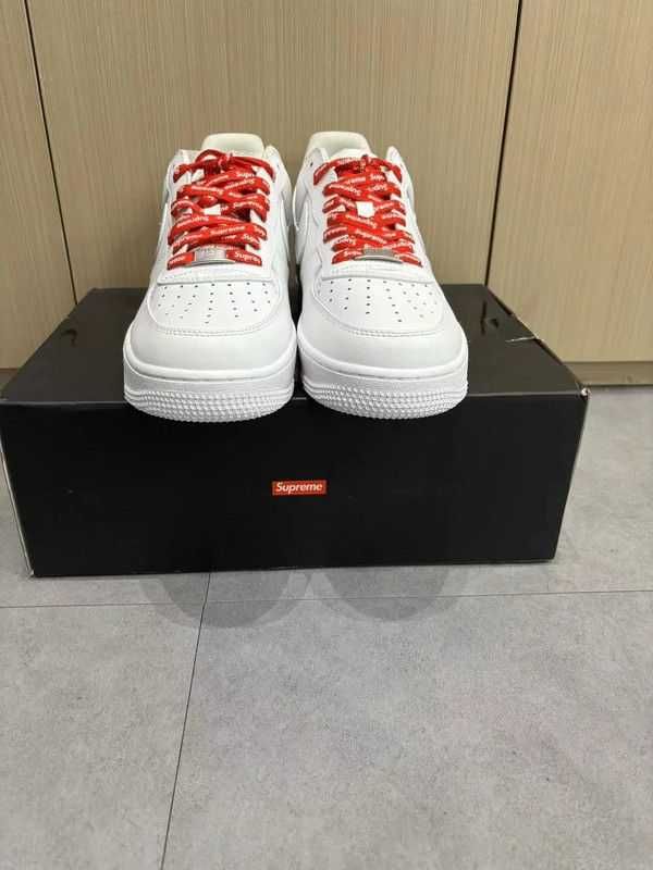 *NoweNikeAirForce1Supreme*White.38.5