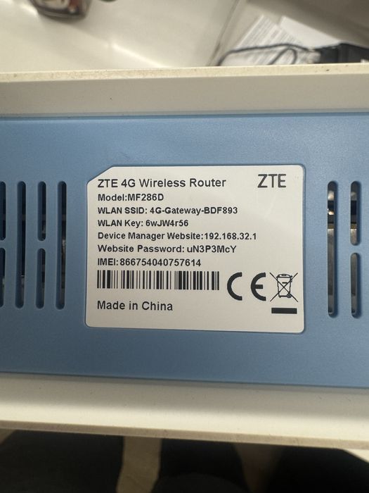 ZTE MF286D Router WiFi na kartę SIM 4G LTE+ Advanced 600Mbps Agregacja