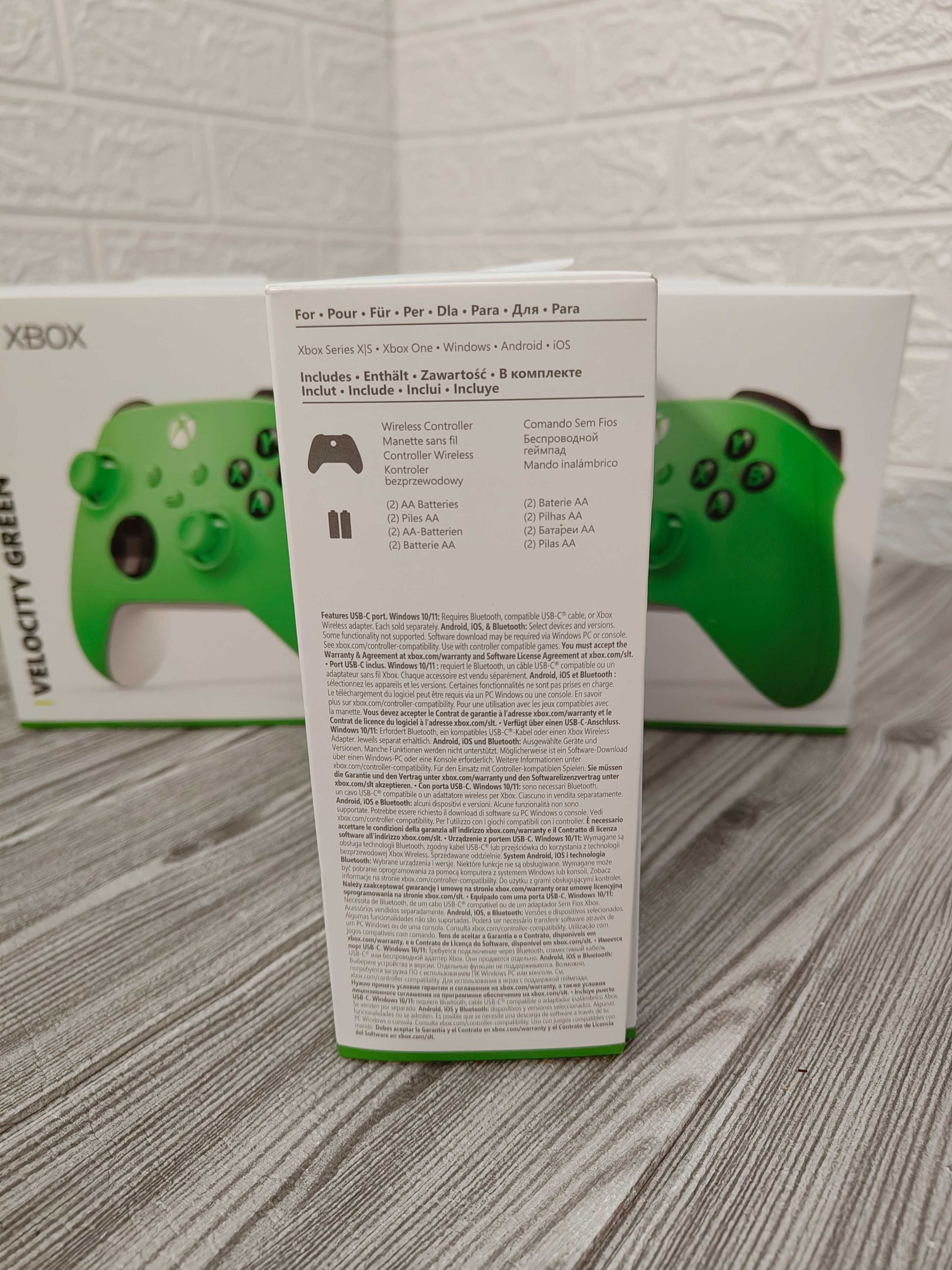 Гарантія. Геймпад Microsoft Xbox Controller Velocity Green