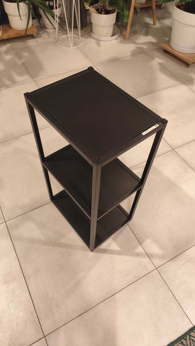 Szafka/stelaż IKEA ENHET 40x30x75 – metalowa rama z półkami, jak nowa