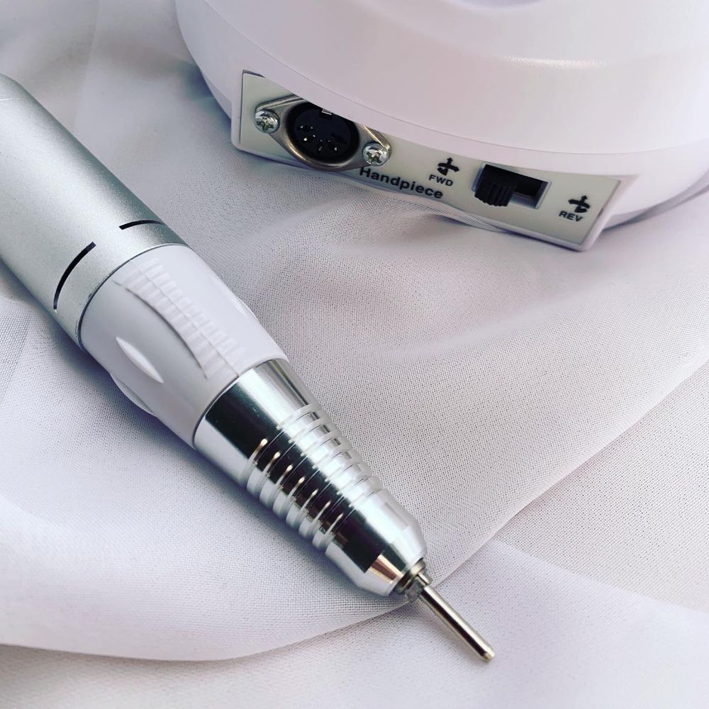 Фрезер для маникюра Nail Drill ZS-601 белый 65 Вт улучшенная ручка