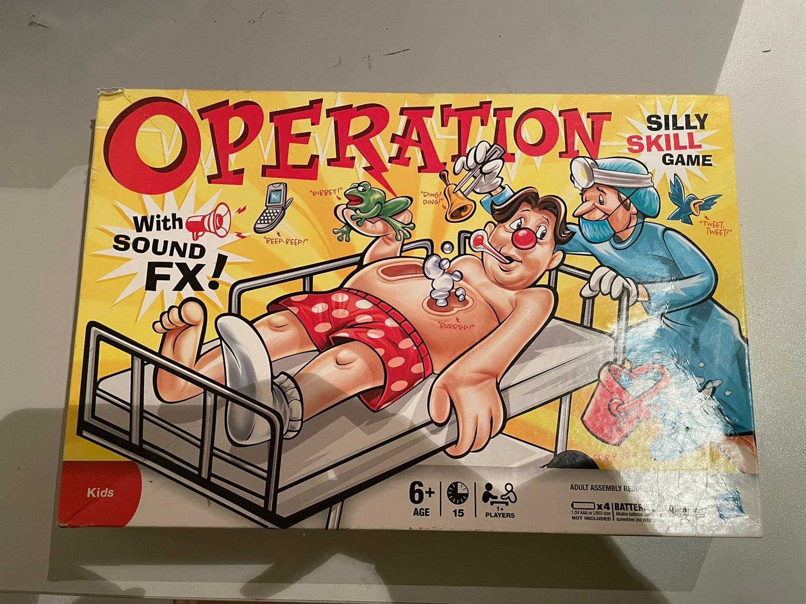 Gra planszowa zręcznościowa Operation Operacja