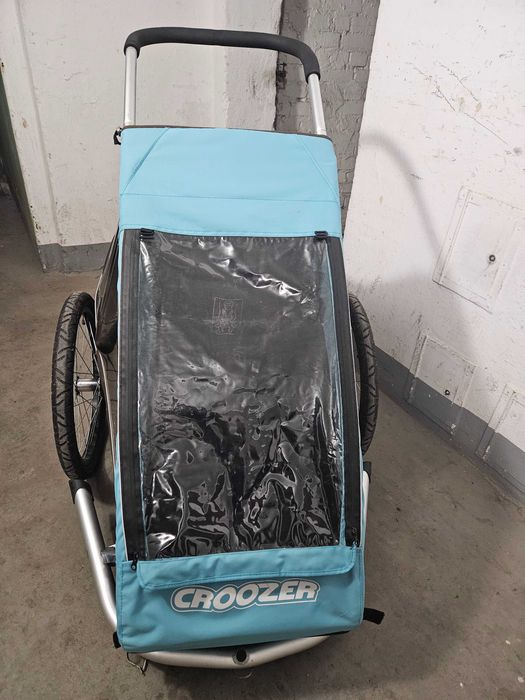 Przyczepka rowerowa amortyzowana Croozer Kid 1- ryksza / wózek biegowy
