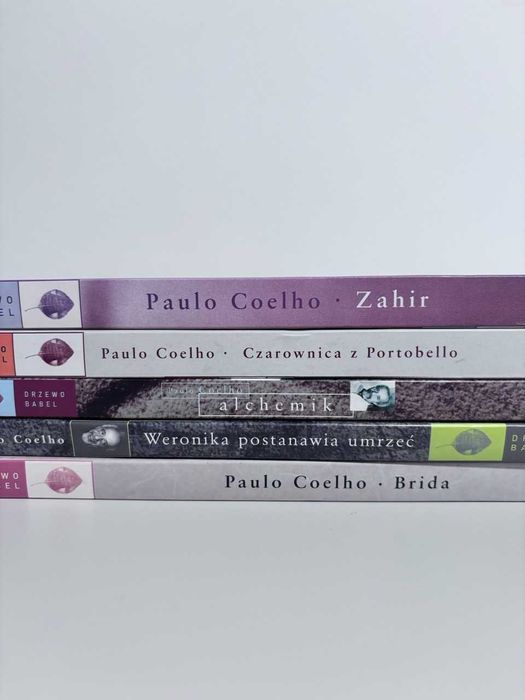 Paulo Coelho - zbiór "Zahir";"Czarownica z Portobello;"Alchemik" i in.
