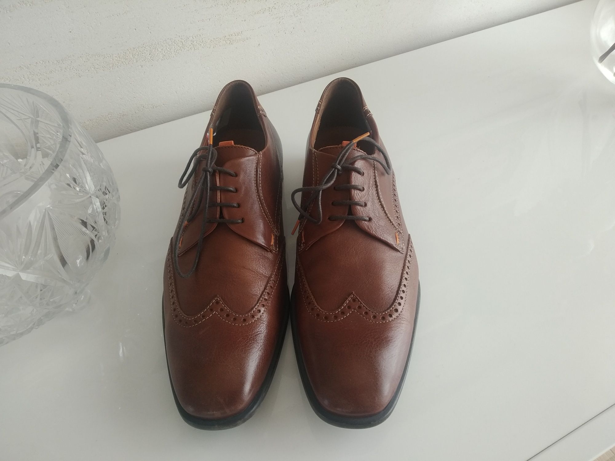Niemiecka firma LLOYD. Buty dla wymagających. Nowe.  Skóra natu