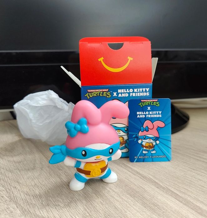 Figura My Melody x Leonardo | TMNT x Hello Kitty&Friends | McDonald's