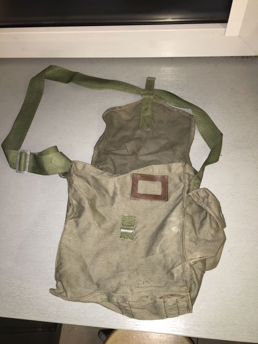 Torba wojskowa na ramię wojsko PRL żołnierz wojna mundur