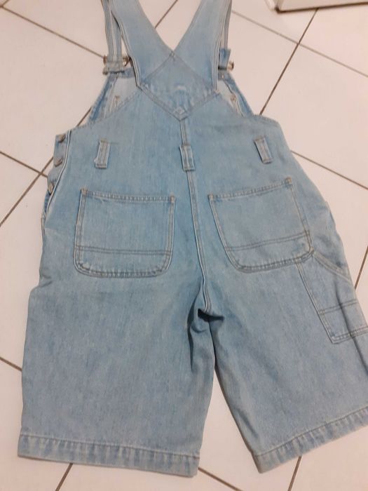 Ogrodniczki niebieskie jeansowe