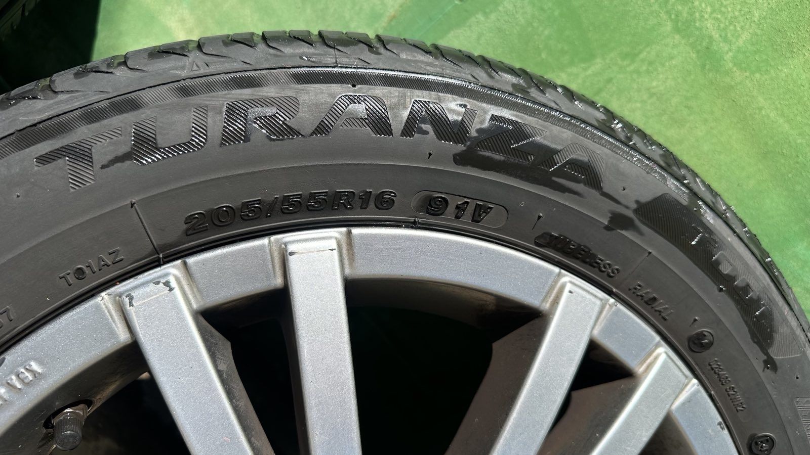 диски з ризиной r16 5x112 б/у Bridgestone
