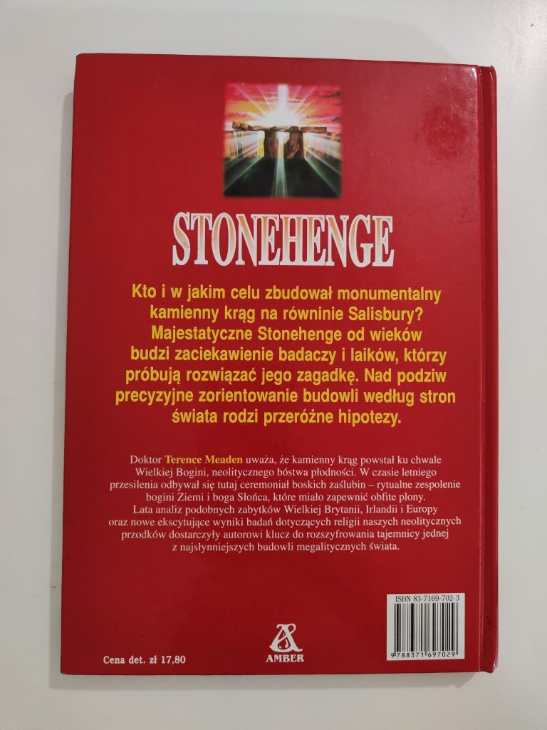 Stonehenge Rozwiązanie pradawnej tajemnicy - Terence Meaden x