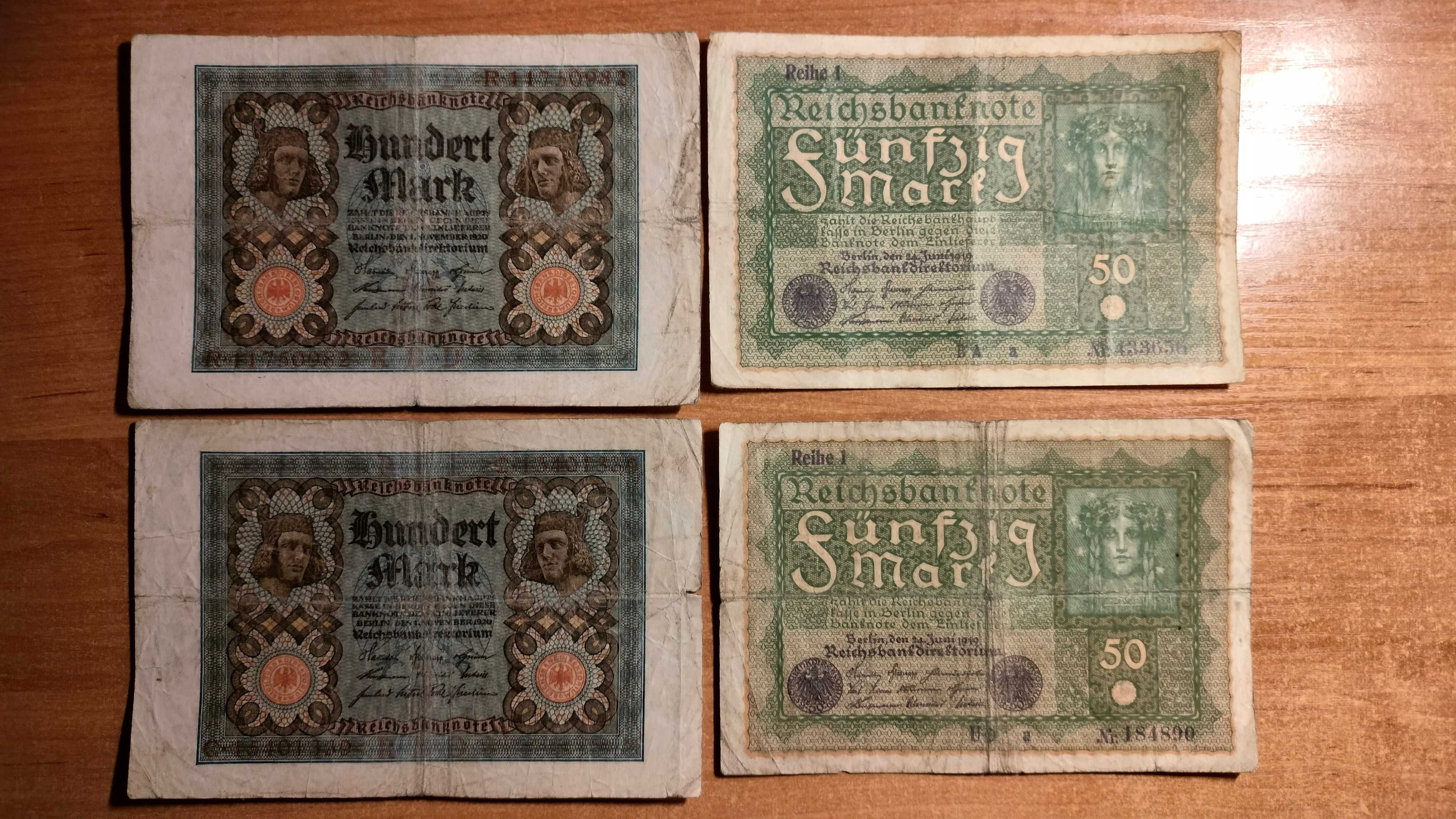 Stare banknoty  zestaw