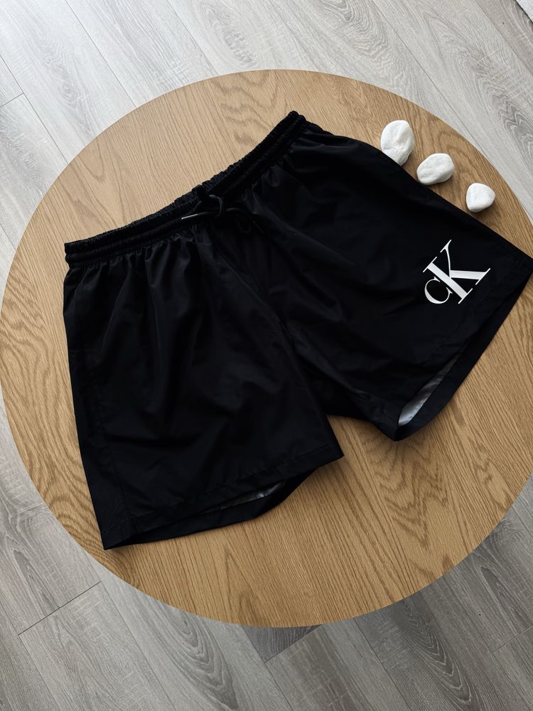 Плавальні шорти Calvin Klein чорні та білі