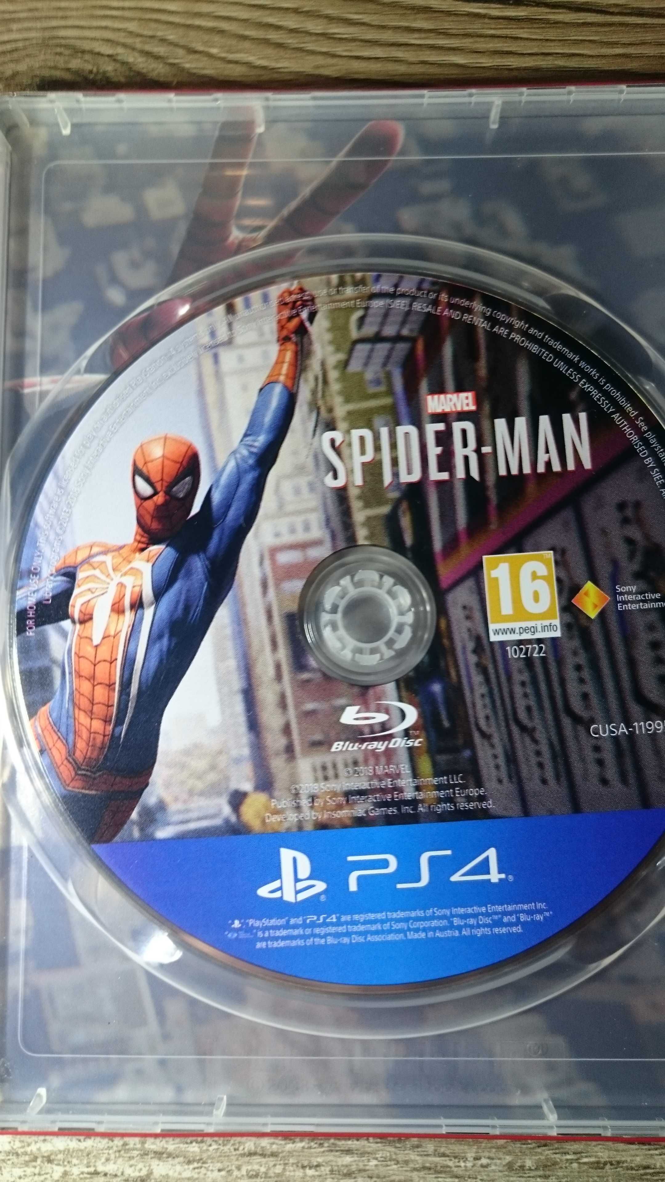 Gra Spiderman + STEELBOOK ps4 playstation 4 marvel dc avengers lego