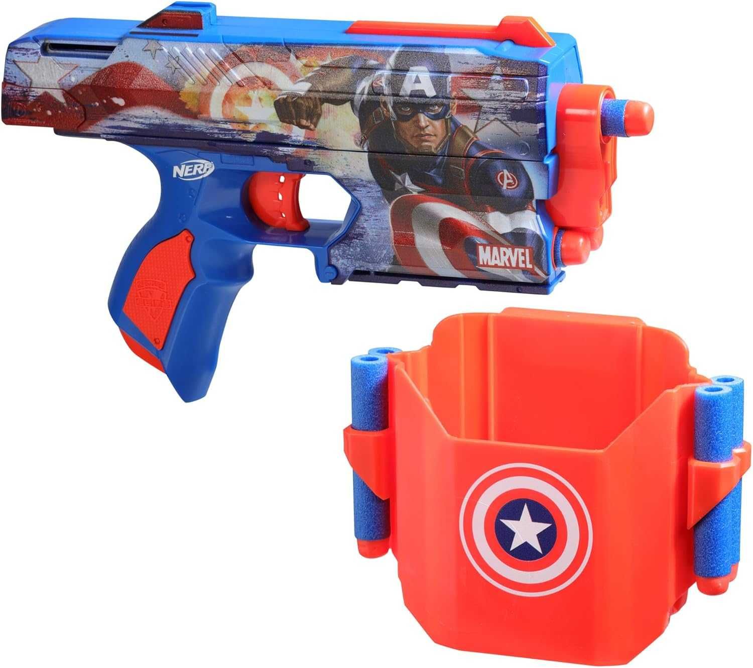 Бластер з кобурою Nerf Marvel Captain America