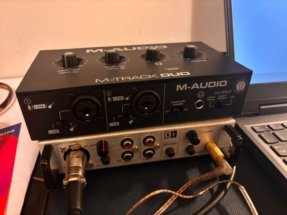 Placa de Som - M-Track Duo (M-Audio)