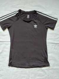 Damski podkoszulek czarny Adidas T-shirt