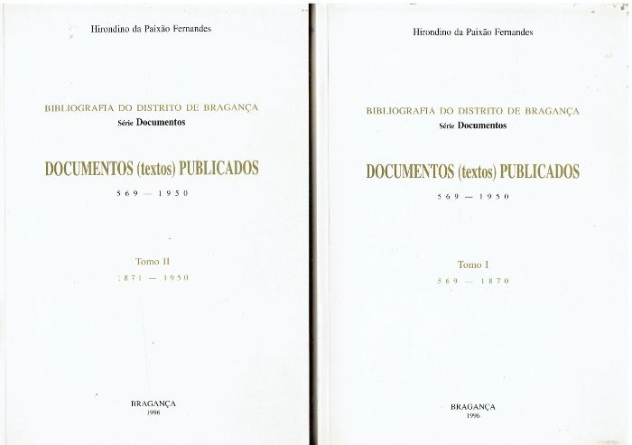 1222 Bibliografia o Distrito de Bragança Documentos 2 Vols