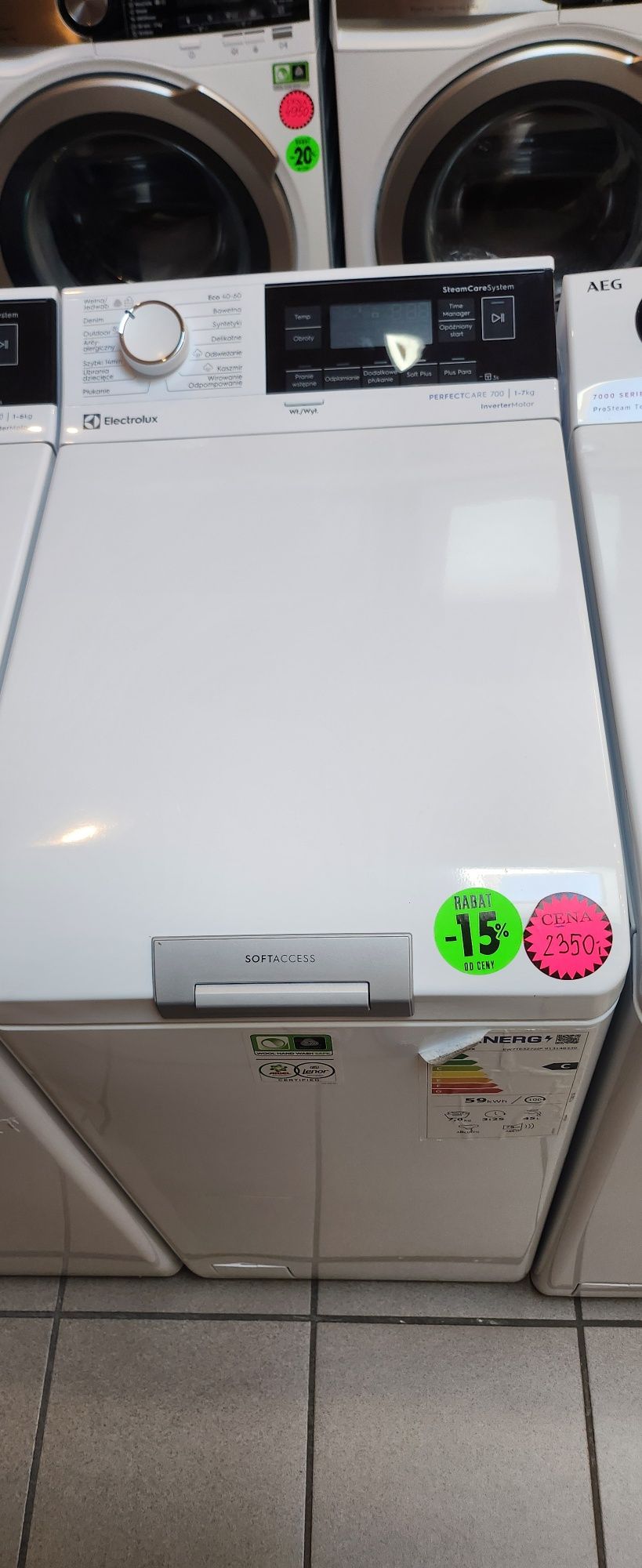 JANKI, ul. WSPÓLNA 6 Pralka Electrolux EW7TE3272IP