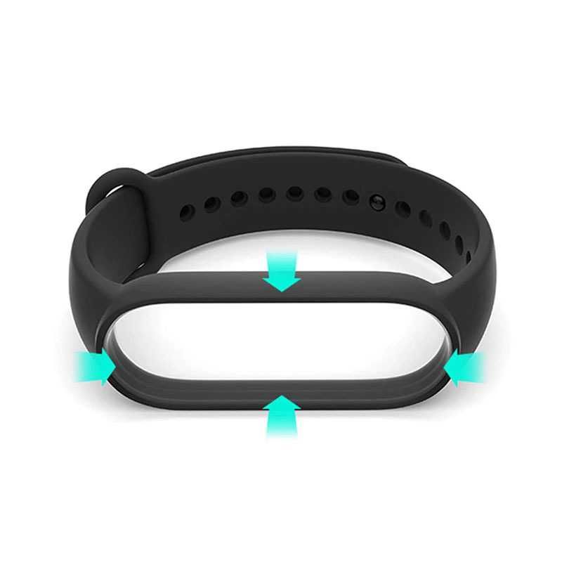 Opaska do XIAOMI MI BAND 5/6/7 czarna