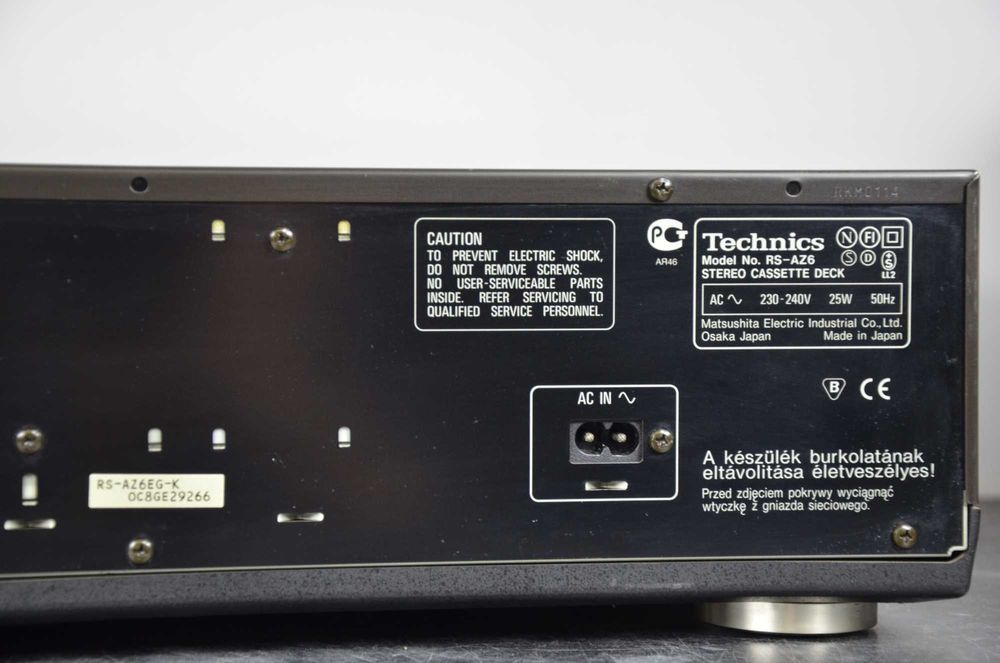 Magnetofon Deck TECHNICS RS-AZ6 Super okazja