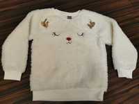 sweter święta renifer rozmiar 116