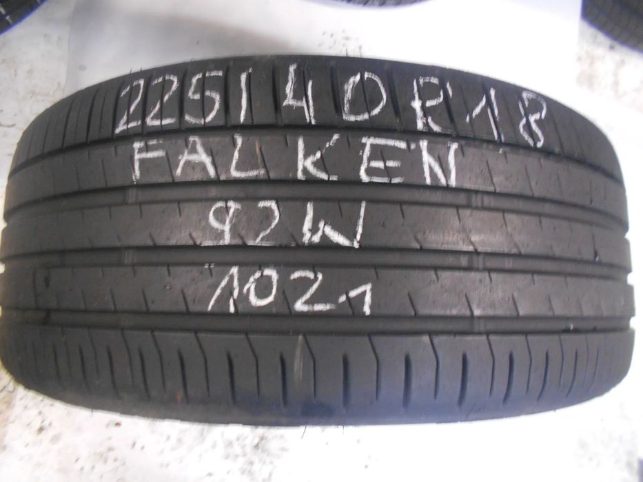 OPONA POJEDYNKA 225/40R18 FALKEN ZIEX ZE310 ECORUN DOT 1021 7MM