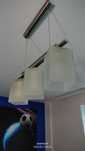 Lampa pokojowa z mlecznym kloszem