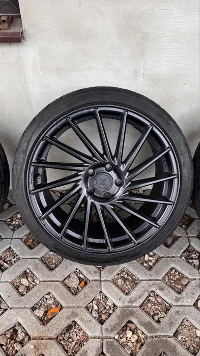 Pilnie sprzedam Alufelgi 19 5x112 Keskin kt17 et45 8,5j opony 235x35