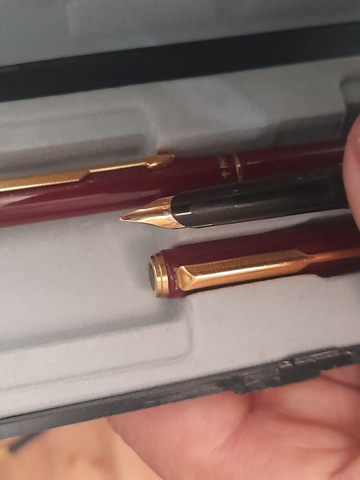 Parker 95 caneta e lapiseira bordô