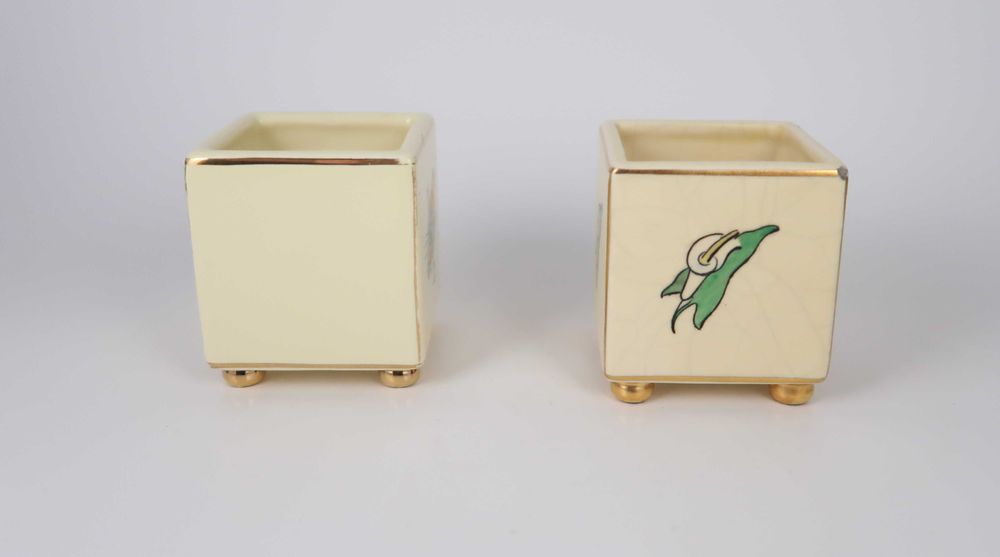 Faiança Modernista Portuguesa Aleluia - 2 jarras mod. X-186