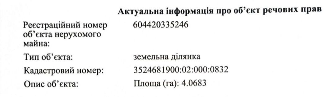 Продам пай 4га находится прямо в центре поля
