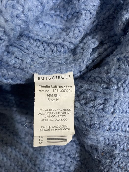 Camisola de gola alta “Rut & Circle” tamanho M, azul
