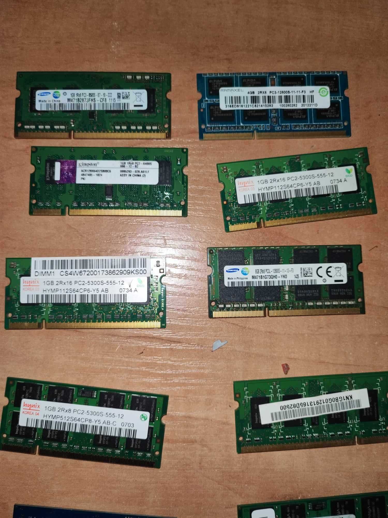 Ramy do Laptopów DDR2 4GB i DDR3 8GB plus karta graficzna