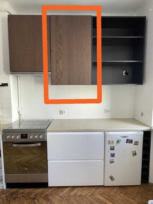 Brązowa Szafka Kuchenna IKEA METOD + SINARP 60 x 100 x 37 - st idealny