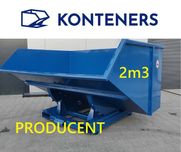 Kontener samowyładowczy Koleba 2m3 piasek/beton/gruz/drewno/ koliba