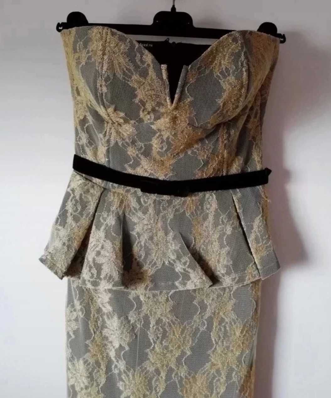 Vestido comprido de cerimónia. Colcci