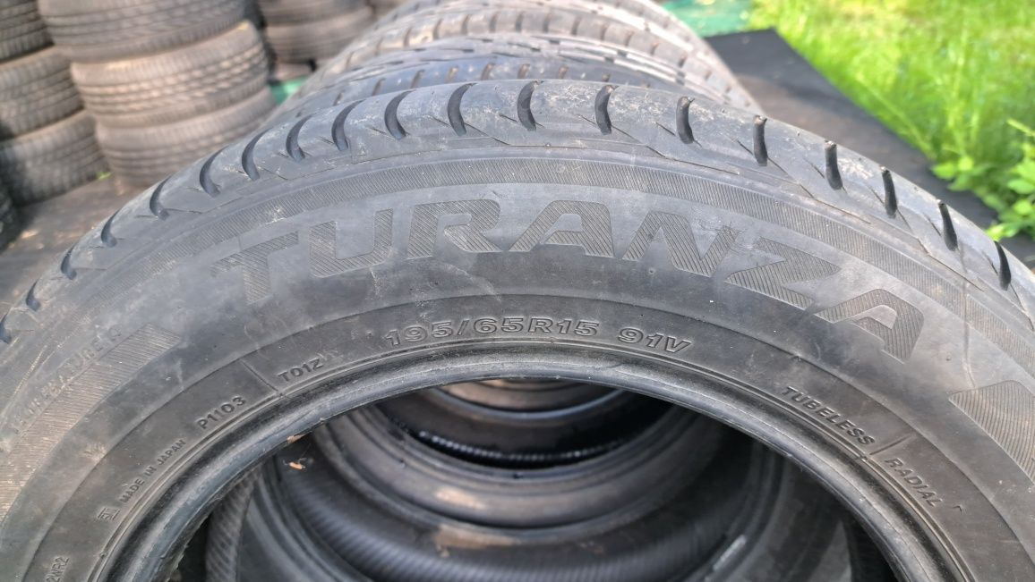 6мм!Комплект Японских летних шин BRIDGESTONE TURANZA 195 65 R15