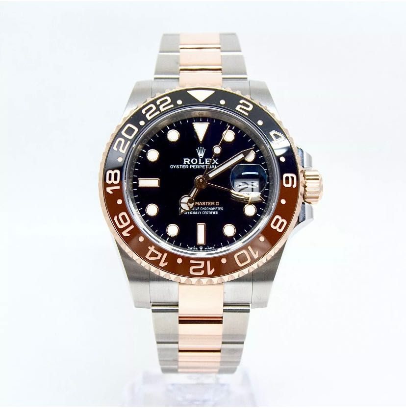 Relógio Rolex GMT aço ouro rosa automatico submariner datejust nodate