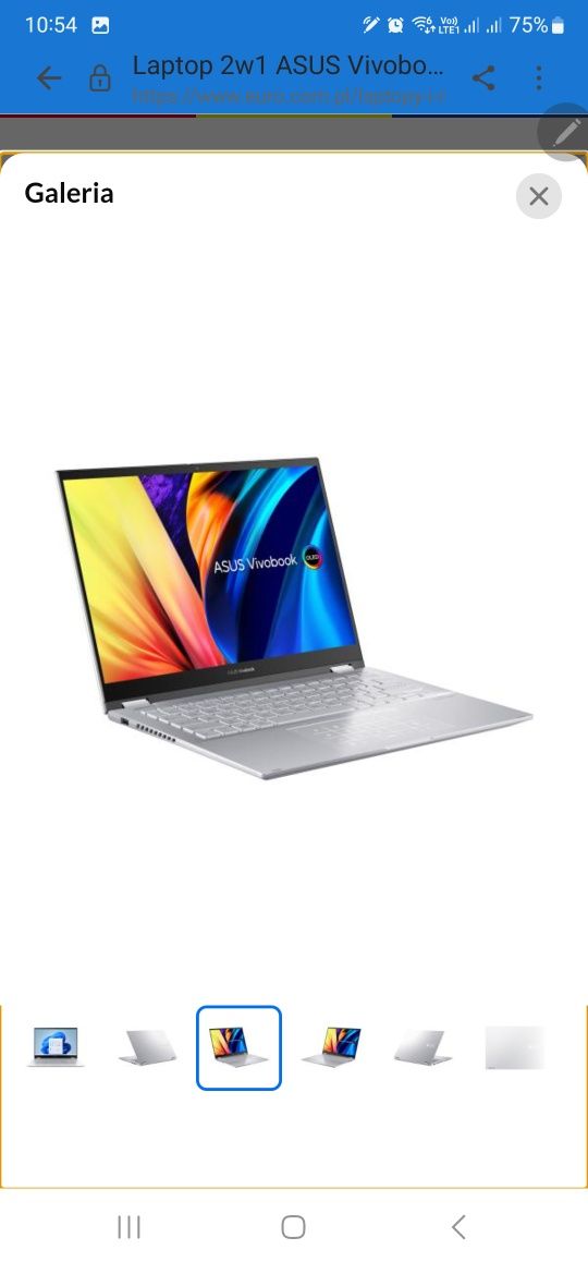 Laptop 2w1 ASUS Vivobook S 14 Flip i5-12500H 16GB OLED