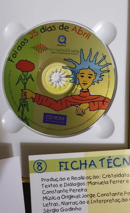 25 abril Sergio Godinho cd rom RARO fora comercialização