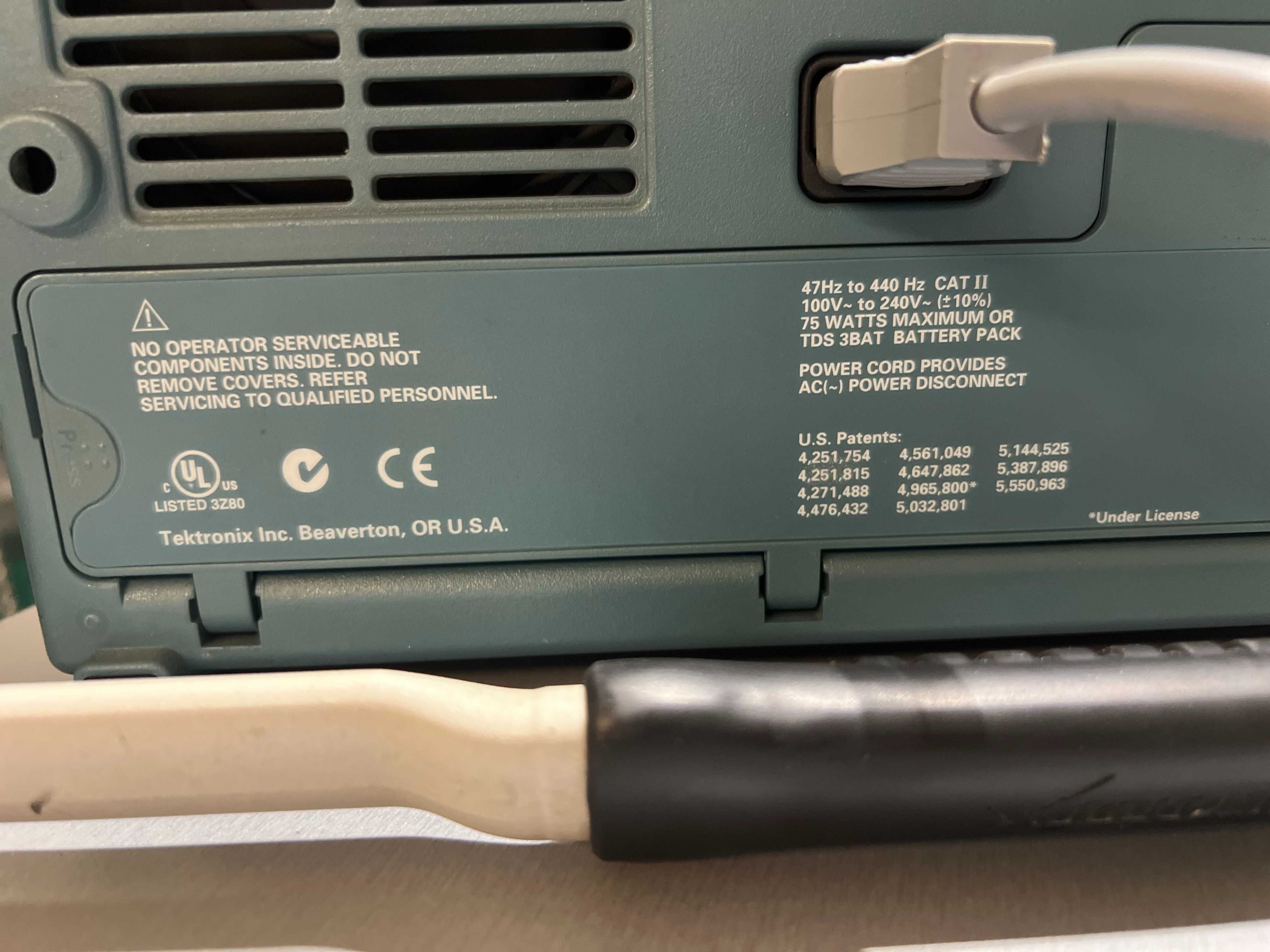 Promocja ! Cyfrowy oscyloskop fosforowy Tektronix TDS3012 Dwukanałowy
