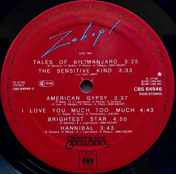 Santana - Zebop !