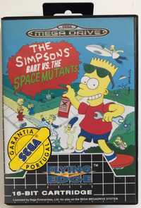 Jogo SEGA MEGADRIVE The Simpsons: Bart Vs Space Mutants Original /1992