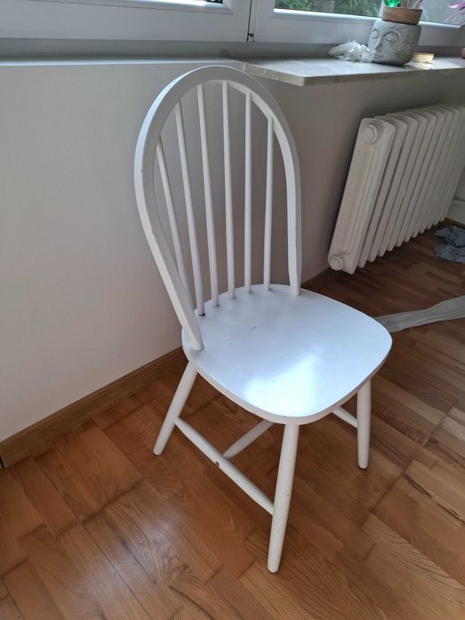 Krzesło białe patyczak
